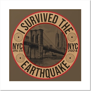 I-Survived-The-NYC-Earthquake-2024 Posters and Art